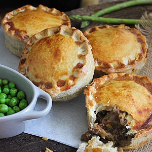 HOME MADE STEAK & ALE PIES
