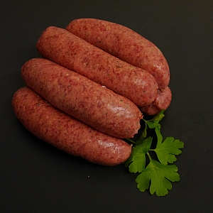 SAUSAGES VENISON RED WINE AND HERB (1LB)