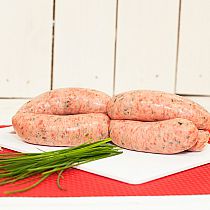 view SAUSAGES PORK AND CHIVE (1LB) details