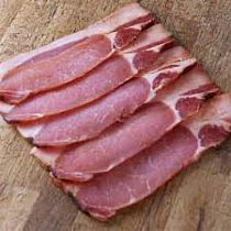 view DRY CURED BACK BACON (500 grams) details